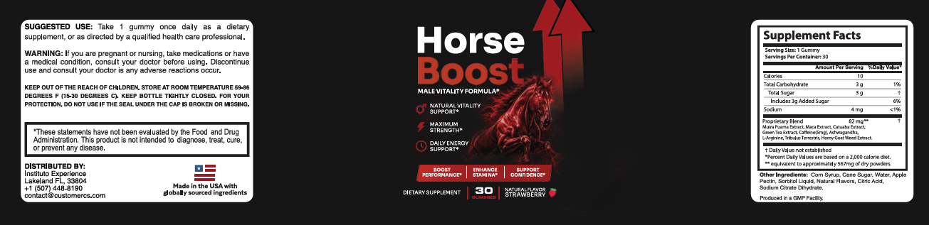 Horse Boost Premium Men's Vitality Formula
